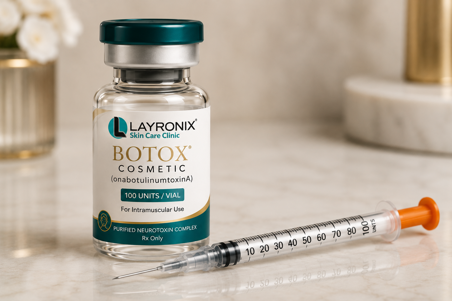 Botox Cosmetic onabotulinumtoxinA vial