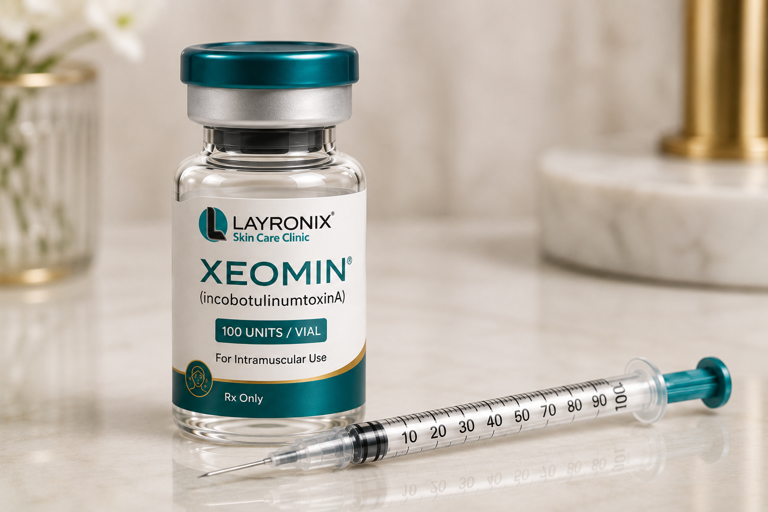 Xeomin incobotulinumtoxinA vial